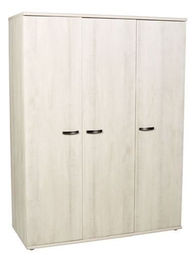 [6426101] Neyt Armoire 3 portes Olivia décor chêne