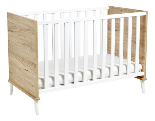 [22821301] Transland Babybed Maly wit
 L 120 x B 60 cm