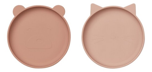 [27480401] Liewood Assiette plate Olivia Rose - 2 pièces