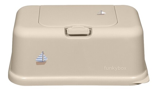 [27218401] FunkyBox Doos voor vochtige doekjes Beige Boat