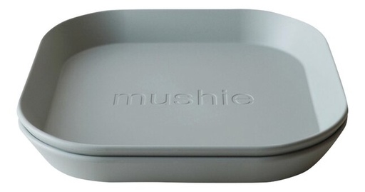 [17603401] Mushie Assiette Sage - 2 pièces