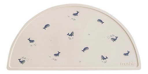 [17735101] Mushie Placemat Whales