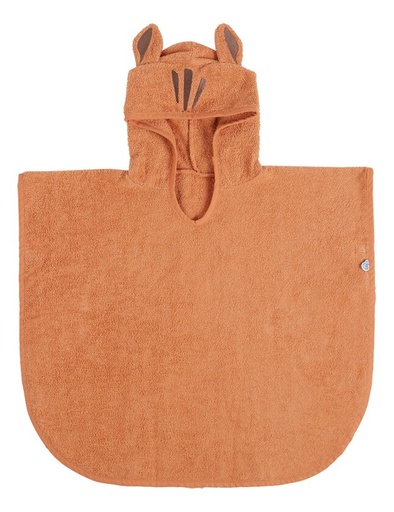 [16687801] Dreambee Poncho Flo terracotta