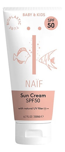 [15772401] Naïf Crème solaire SPF50 Baby & Kids 200 ml