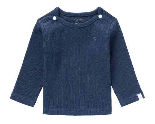 Noppies T-shirt met lange mouwen Rib Natal Navy Melange