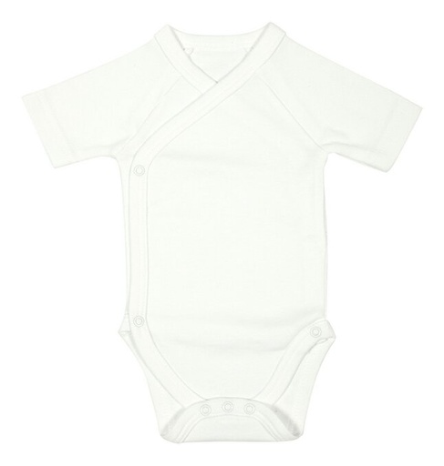 Dreambee Body met overslag en korte mouwen Essentials Off White - 2 stuks