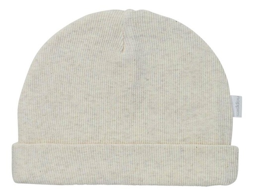 [14297301] Noppies Bonnet Rib Nevel Oatmeal 0-3M