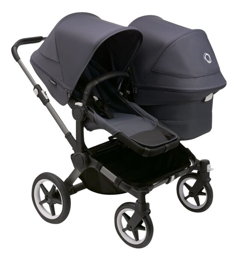 [15201401] Bugaboo Duokinderwagen Donkey 5 Graphite/Stormy Blue