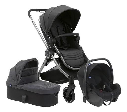 [27440001] Chicco 4-in-1 Kinderwagen Trio Best Friend Pro - Kory  Pirate Black