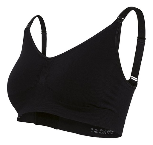 Carriwell Soutien-gorge d'allaitement 2.0 sans couture noir